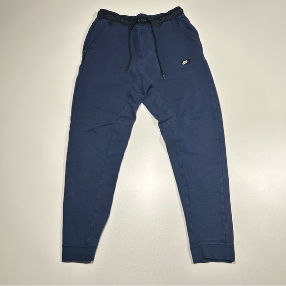 Nike Other - Nike Men's Sportswear Fleece Joggers Navy Blue Size Small Activewear
